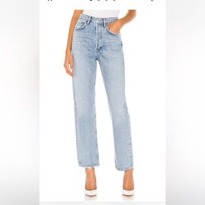 Agolde 90s mid rise loose fit in snapshot